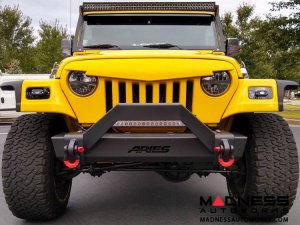 Jeep Wrangler TJ TrailCrusher Front Bumper w/ Brush Guard Jeep Wrangler TJ TrailCrusher Front Bumper w/ Brush Guard